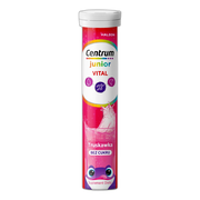 Centrum Vital Junior, tabletki musujące, smak truskawkowy, 20 szt.