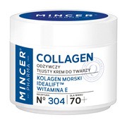 Mincer Pharma Collagen No 304, odżywczy, tłusty krem do twarzy 70+, 50 ml        