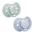 Lovi, smoczek silikonowy dynamiczny, Blossom Blue, 3-6 m, 2 szt.