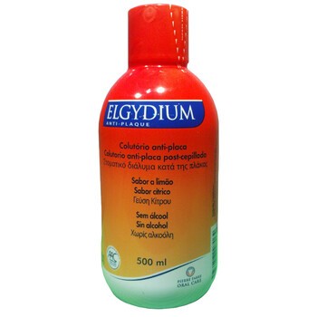 Elgydium Anti Plaque, płyn do płukania ust, antybakteryjny, 500 ml