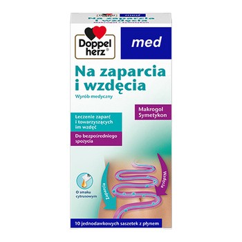Doppelherz med Na Zaparcia i Wzdęcia, płyn, 10 ml x 20 szt.