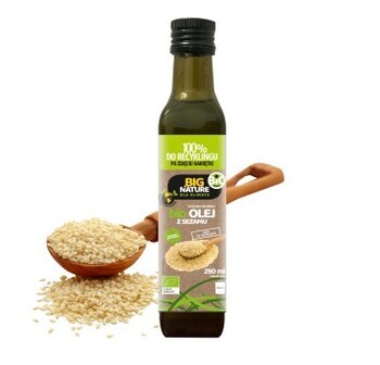 Big Nature Olej z sezamu Bio, 250 ml