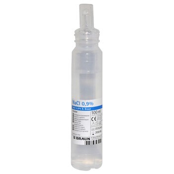 Natrium chloratum pro irrig, 0,9%, roztwór do przepłukiwania, 100 ml (Braun)