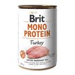 Brit Mono Protein Turkey, monobiałkowa karma mokra dla psów z nietolerancjami pokarmowymi i alergiami, indyk, 400 g