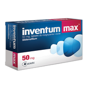 Inventum Max, 50 mg, tabletki do rozgryzania i żucia, 4 szt.