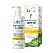 Cutis P, szampon przeciwłupieżowy konopny + CBD kannabidiol, 150 ml