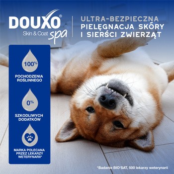Douxo Spa Multipurpose Wipes, chusteczki wielofunkcyjne dla kotów i psów, 100 szt.