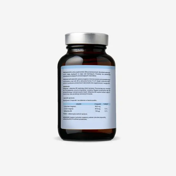 Магний ForMeds Prenacaps Mag B6, цитрат магния с витамином B6, для беременных и кормящих, 60 капсул — фото 2