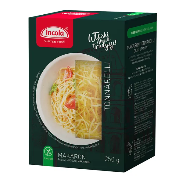 Tonatelli makaron bezglutenowy 250g [Incola] - Incola