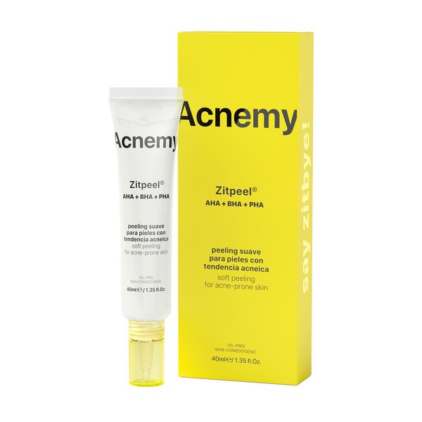 Acnemy Acnemy Zitpeel AHA + BHA + PHA Overnight Treatment, kuracja złuszczająca, 40 ml — Składniki i ocena