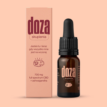 Doza skupienia 700 mg + Ashwagandha, krople, 10 ml
