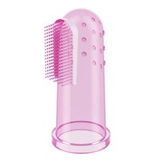 BabyOno, szczoteczka do zębów dla niemowląt, na palec, różowa, 1 szt. https://azcdn.doz.pl/image/d/product/d141745f-scale-180x180.png