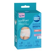 Canpol, wielorazowe majtki poporodowe, siateczkowe, rozmiar S/M, 2 szt. https://azcdn.doz.pl/image/d/product/361f759e-scale-180x180.png