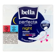 Bella Perfecta Ultra Night extra soft, ultracienkie podpaski na noc, bezzapachowe, 7 szt.        