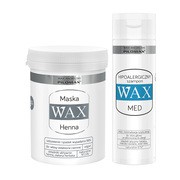 Zestaw WAX, Laboratorium Pilomax, szampon łagodzący podrażnienia hipoalergiczny, 200 ml + maska nawilżająca na wypadanie włosów niefarbowanych, 240 ml https://azcdn.doz.pl/image/d/product/b7d09f05-scale-180x180.png