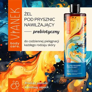 Sylveco Vianek, prebiotyczny żel pod prysznic, nawilżający, 400 ml