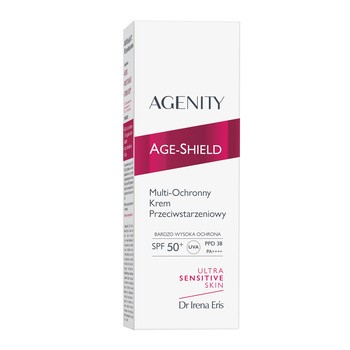 Agenity Age-Shield, multi-ochronny krem przeciwstarzeniowy SPF 50+, 50 ml