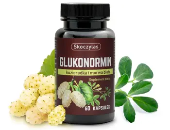 Skoczylas Glukonormin kozieradka i morwa biała, kapsułki, 60 szt.