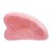 Crystallove, płytka 3D do masażu twarzy gua sha z kwarcu różowego, 1 szt.