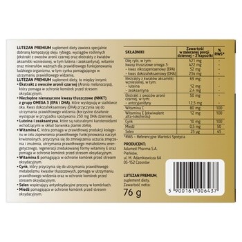 Lutezan Premium, kapsułki, 120 szt.