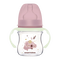Canpol Babies Easy Start, Sleepy Koala, butelka szeroka antykolkowa ze świecącymi uchwytami, różowa, 120 ml, 1 szt.