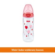 alt Nuk First Choice+, butelka do karmienia ze smoczkiem silikonowym, 6-18 m., 360 ml