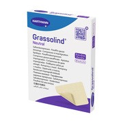 Grassolind Neutral, opatrunek siatkowy z maścią, jałowy, 5 cm x 5 cm, 10 szt. https://azcdn.doz.pl/image/d/product/def10c06-scale-180x180.png