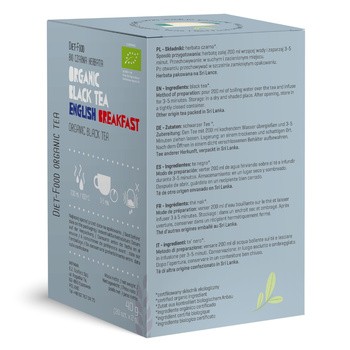 Diet-food, BIO Black Tea, czarna herbata, 20 x 2 g
