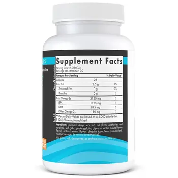 Nordic Naturals Ultimate Omega 2X Sport, kapsułki, smak cytrynowy, 60 szt.