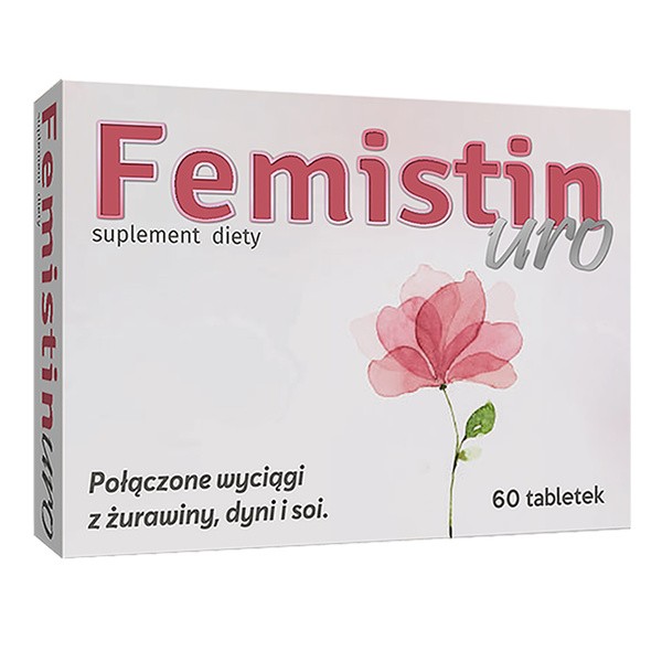 Femistin Uro Ekstrakty roślinne + Witaminy D i B12 60 tabletek [Alg Pharma] - Alg Pharma
