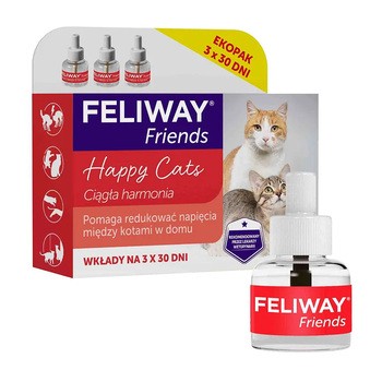 Feliway Friends, wkład uzupełniający 48 ml, 3 szt.