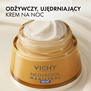 Vichy Neovadiol Magistral, odżywczy i modelujący owal twarzy krem na noc, 50 ml