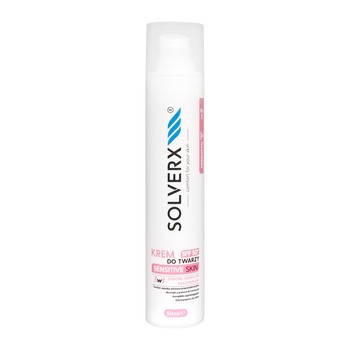 Solverx SensitiveSkin, nawilżająco-regenerujący krem do twarzy SPF50+, 50 ml