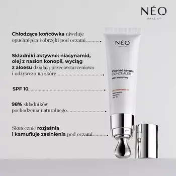 NEO Make Up Intense Serum, korektor pod oczy, 04 GOLD, 10 ml