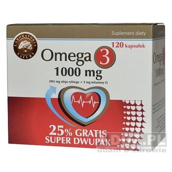 Omega-3, kapsułki,  60 szt x 2 opakowania