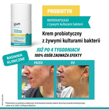 Yun ACN Repair Cream, krem probiotyczny, 50 ml