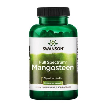 Swanson Mangosteen (Mangostan), kapsułki, 100 szt.