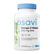 Osavi, Omega-3 Vegan 250 mg DHA, kapsułki miękkie, 120 szt.