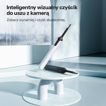 Bebird XO, Otoskop z kamerą do czyszczenia uszu 1080p, czarny, 1 szt.