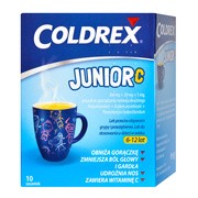 Coldrex Junior C, proszek do sporządzania roztworu doustnego, 10 saszetek