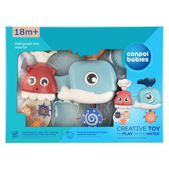 Canpol Babies, zabawka kreatywna do zabawy w wodzie, 1 szt.