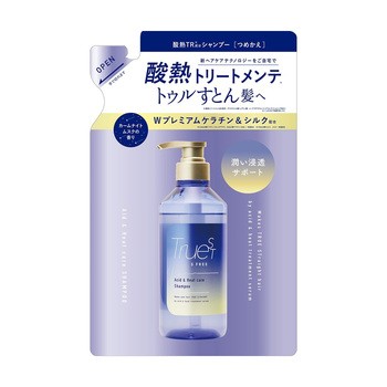 Truest by S Free Acid & Heat Care Shampoo, regenerujący szampon, refill, 400 ml