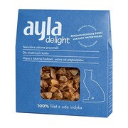 Ayla Delight, filet z uda indyka, liofilizowane przysmaki dla kota, 28 g