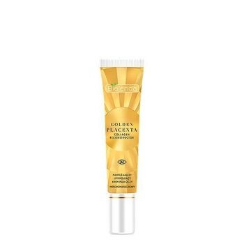 Bielenda Golden Placenta Collagen Reconstructor, nawilżająco-liftingujący krem przeciwzmarszczkowy pod oczy, 15 ml