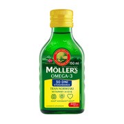 Moller`s Tran Norweski o aromacie cytrynowym, płyn, 150 ml https://azcdn.doz.pl/image/d/product/423fb611-scale-180x180.png
