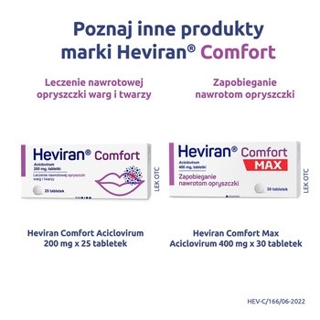 Heviran Comfort, plasty na opryszczkę, 15 szt.