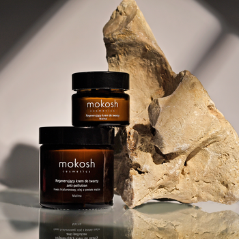 Mokosh regenerujący krem do twarzy anti-pollution, malina mini, 15 ml