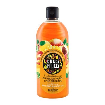 Farmona Tutti Frutti, mango i brzoskwinia, oliwka do kąpieli, 500 ml