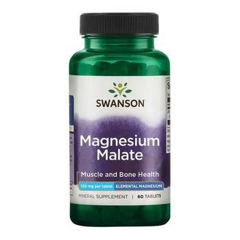 Swanson Jabłczan magnezu, tabletki, 60 szt.