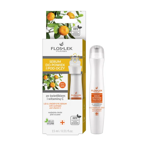 Serum do powiek i pod oczy ze świetlikiem i witaminą C 15ml [FlosLek Pharma] - FlosLek Pharma